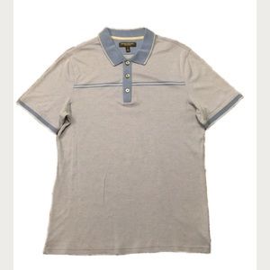 Banana Republic Luxury Touch Blue Polo Shirt - M